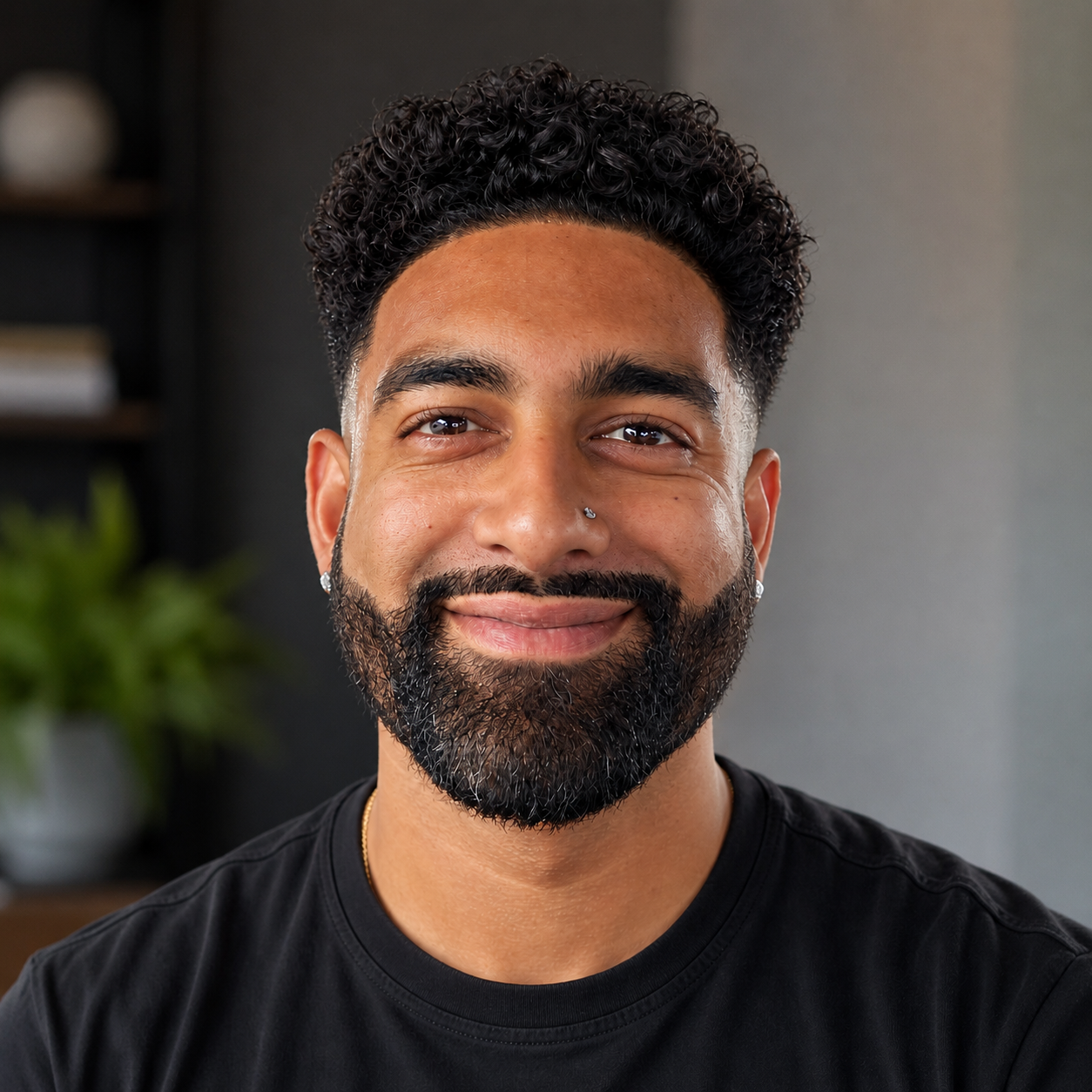 Portrait of Joshua Jaipaul smiling